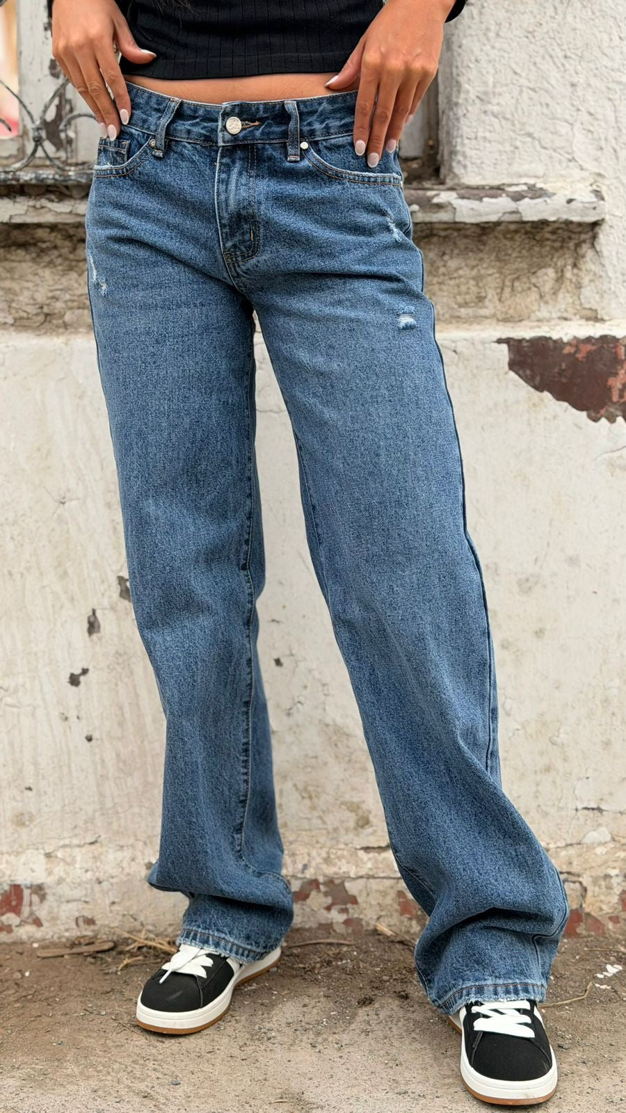 Jeans Wide Leg Azul 💙