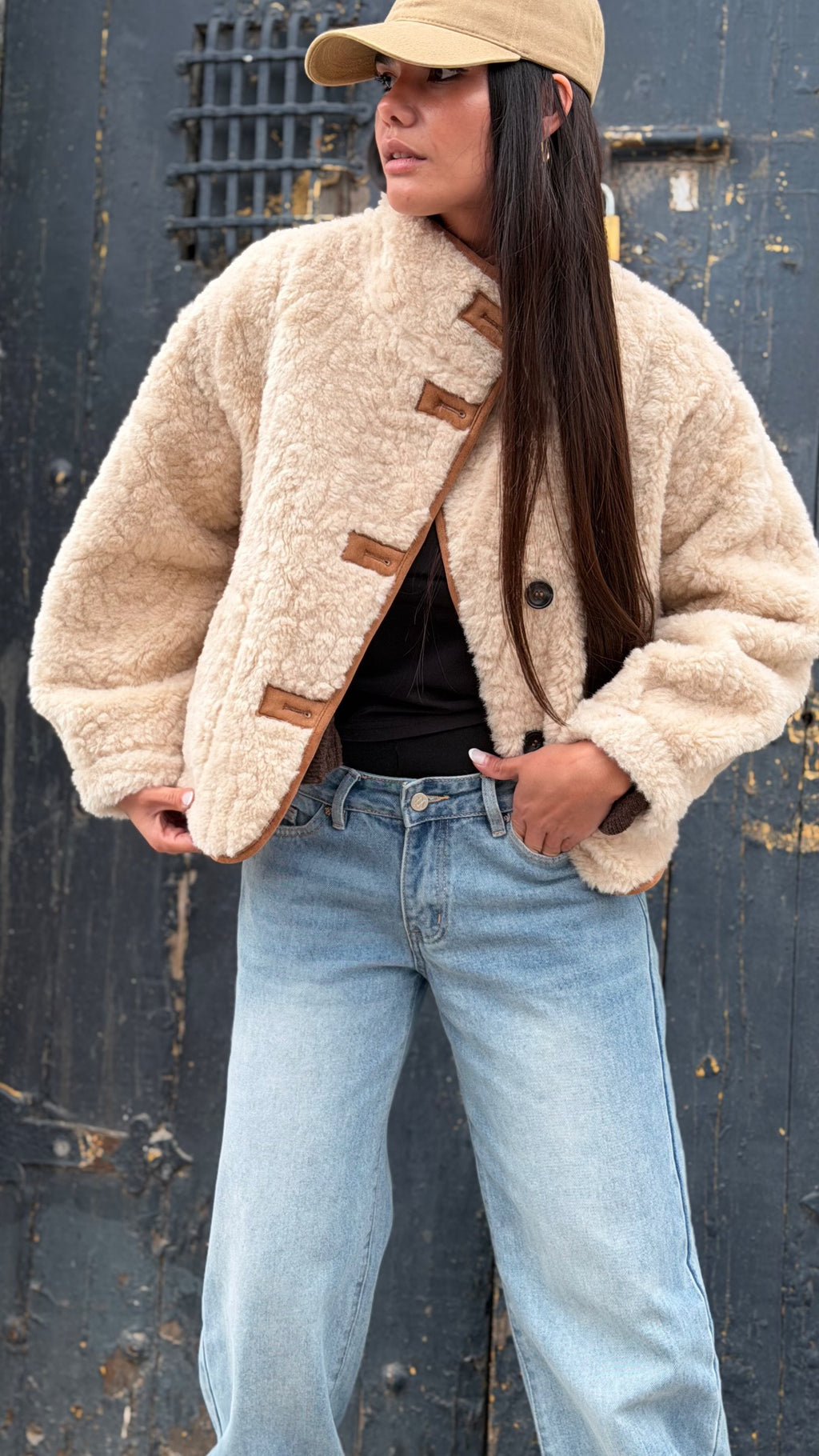 Chaqueta Duo Camel (Reversible)