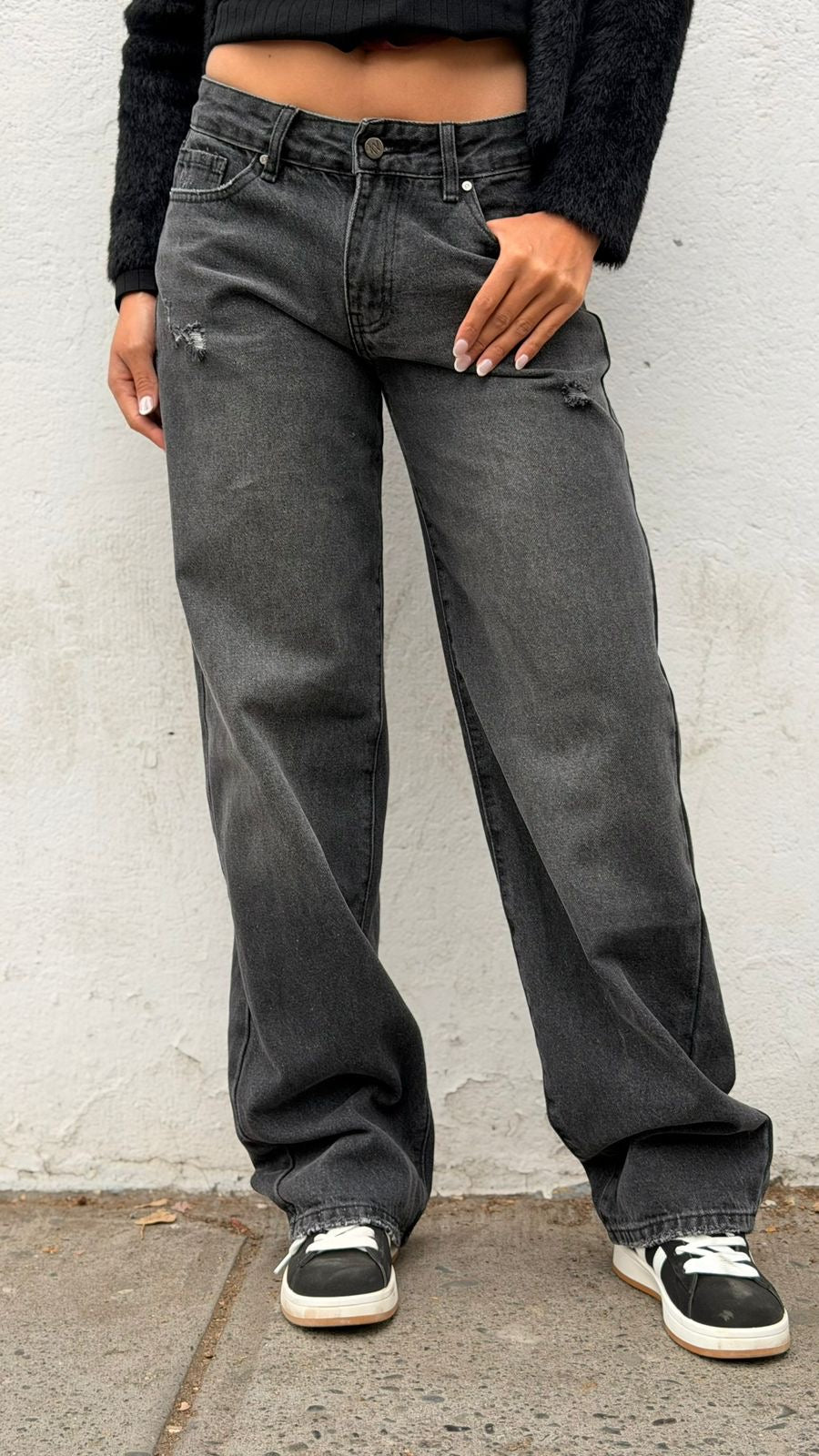 Jeans Wide Leg Negro🖤