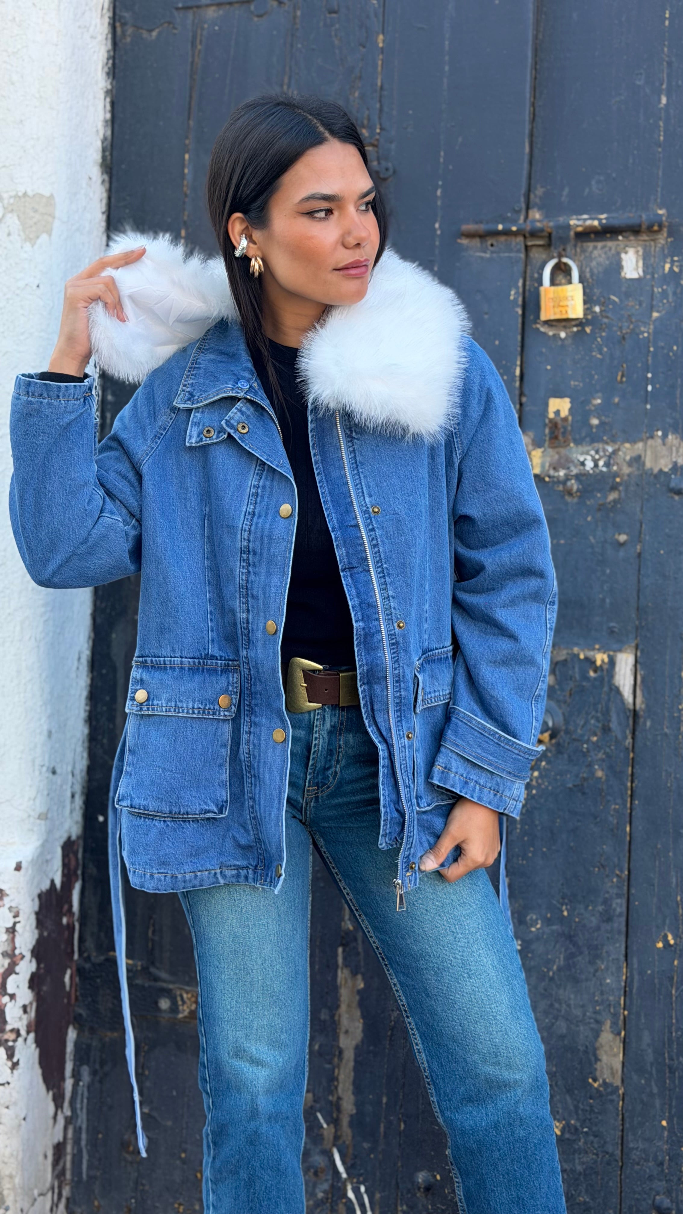 Chaqueta Denim Snow