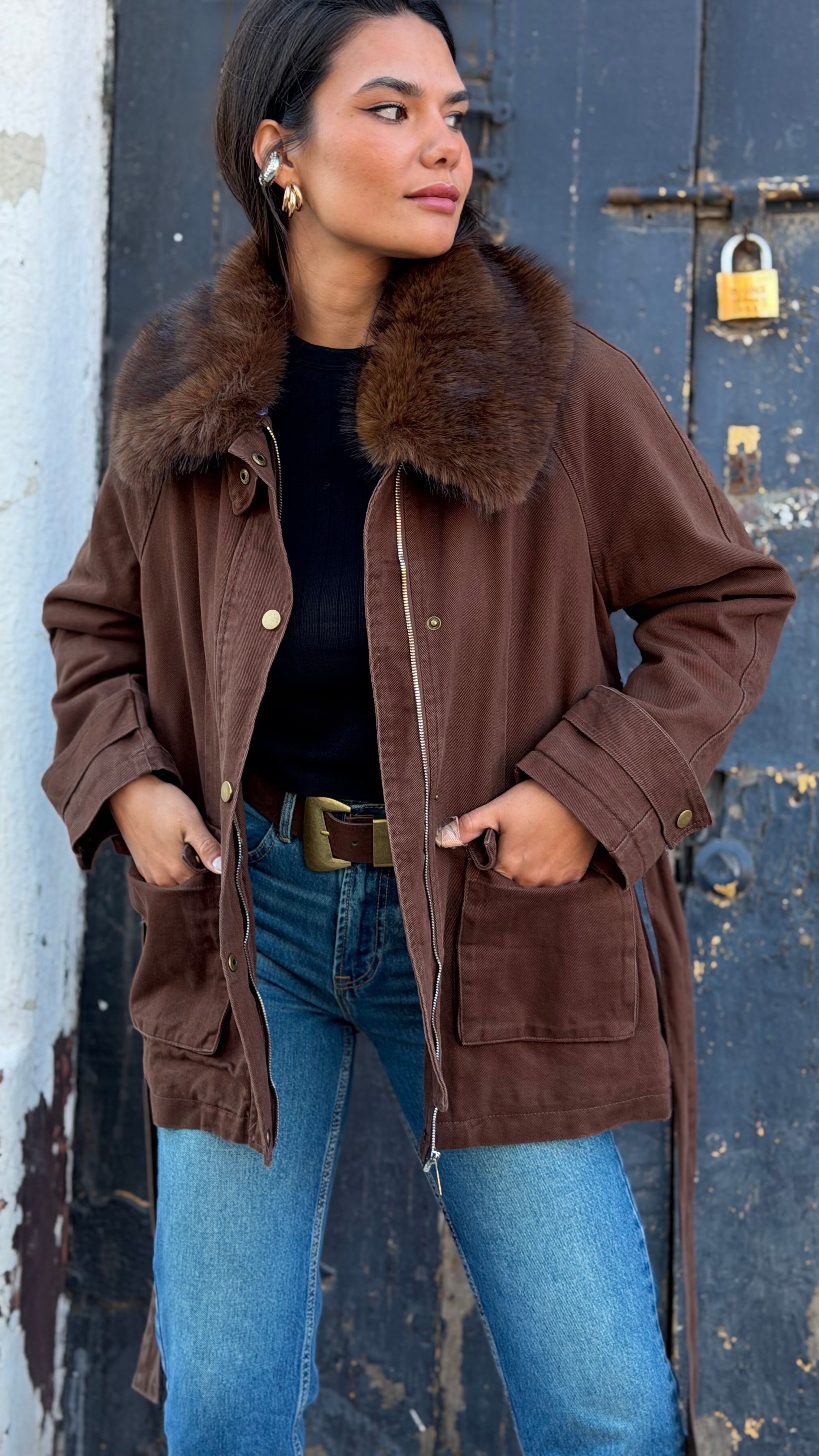 Chaqueta Denim Snow