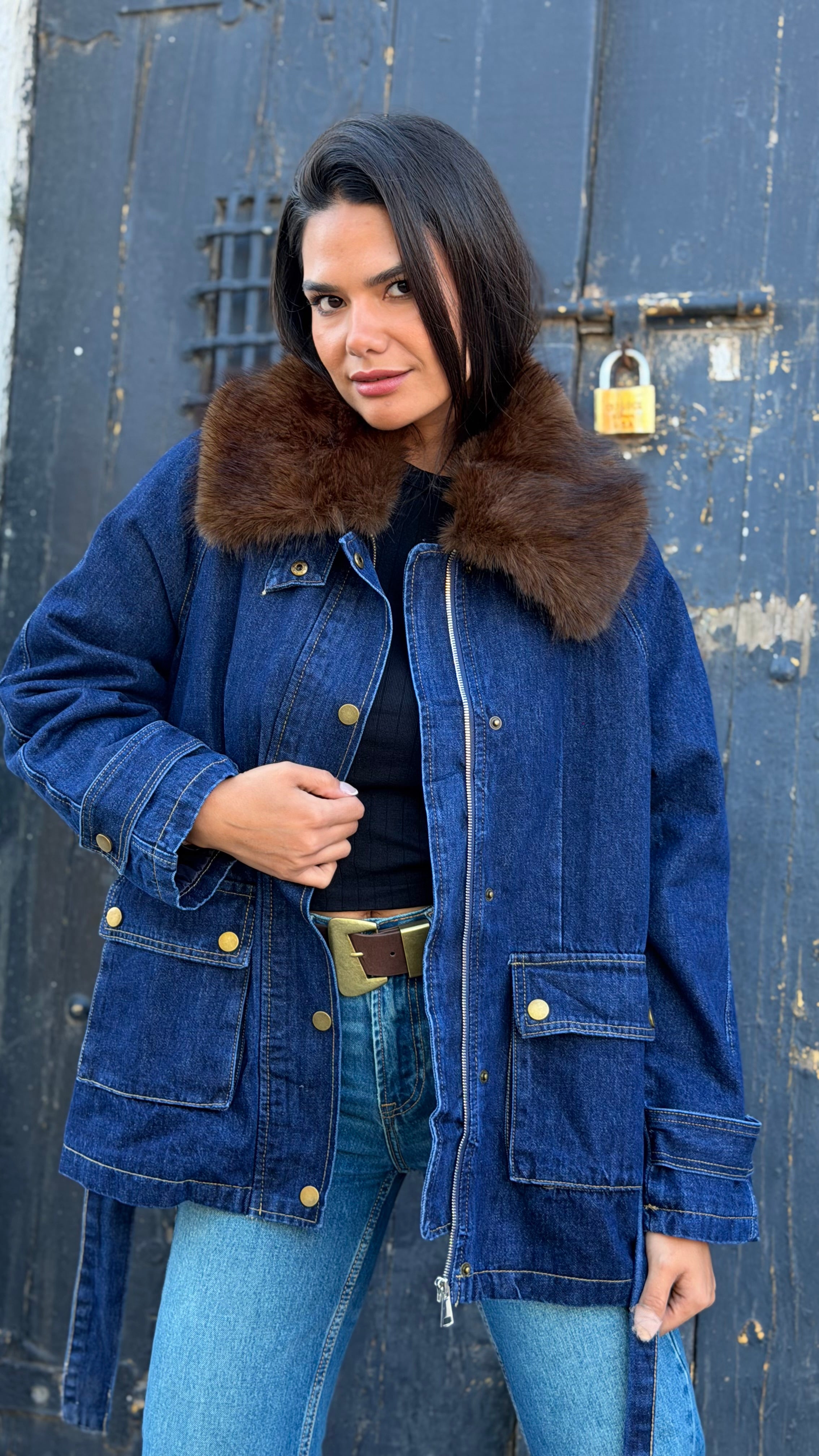 Chaqueta Denim Snow