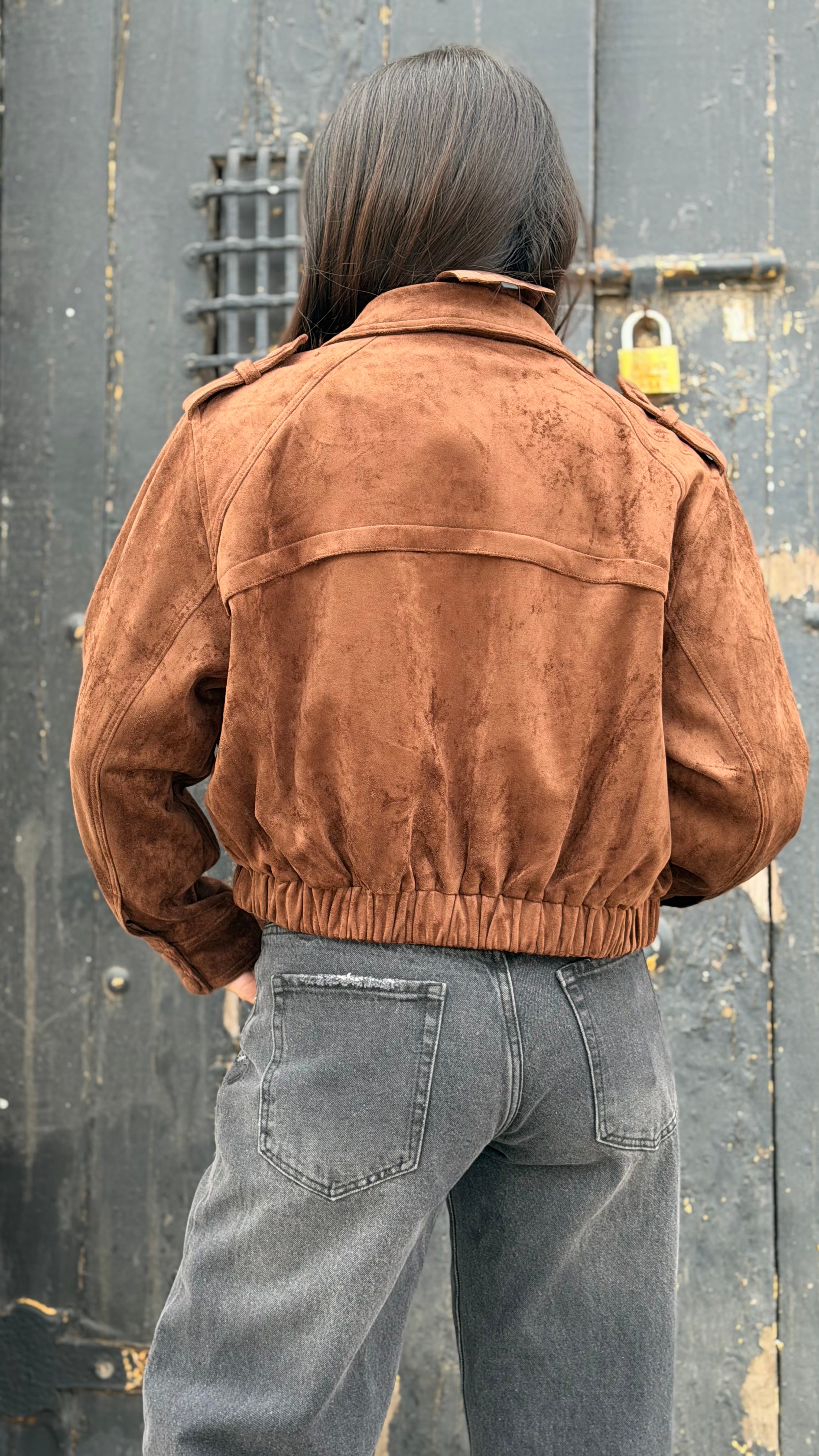 Chaqueta Estilo Gamuza