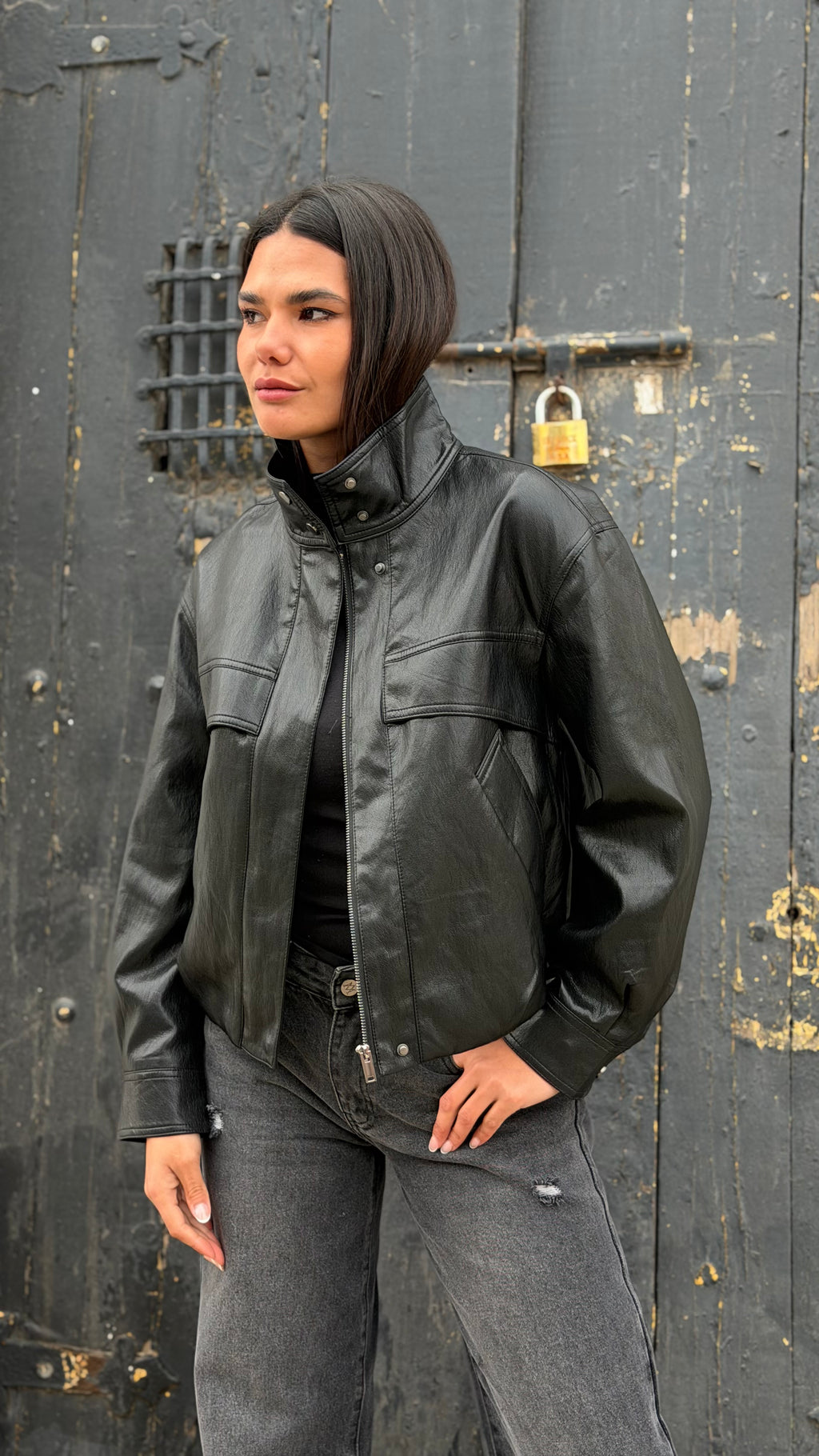 Chaqueta Leather PRECIO CYBER DAY