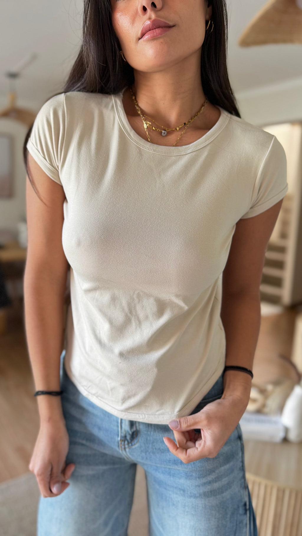 Polera Básica Manga Corta