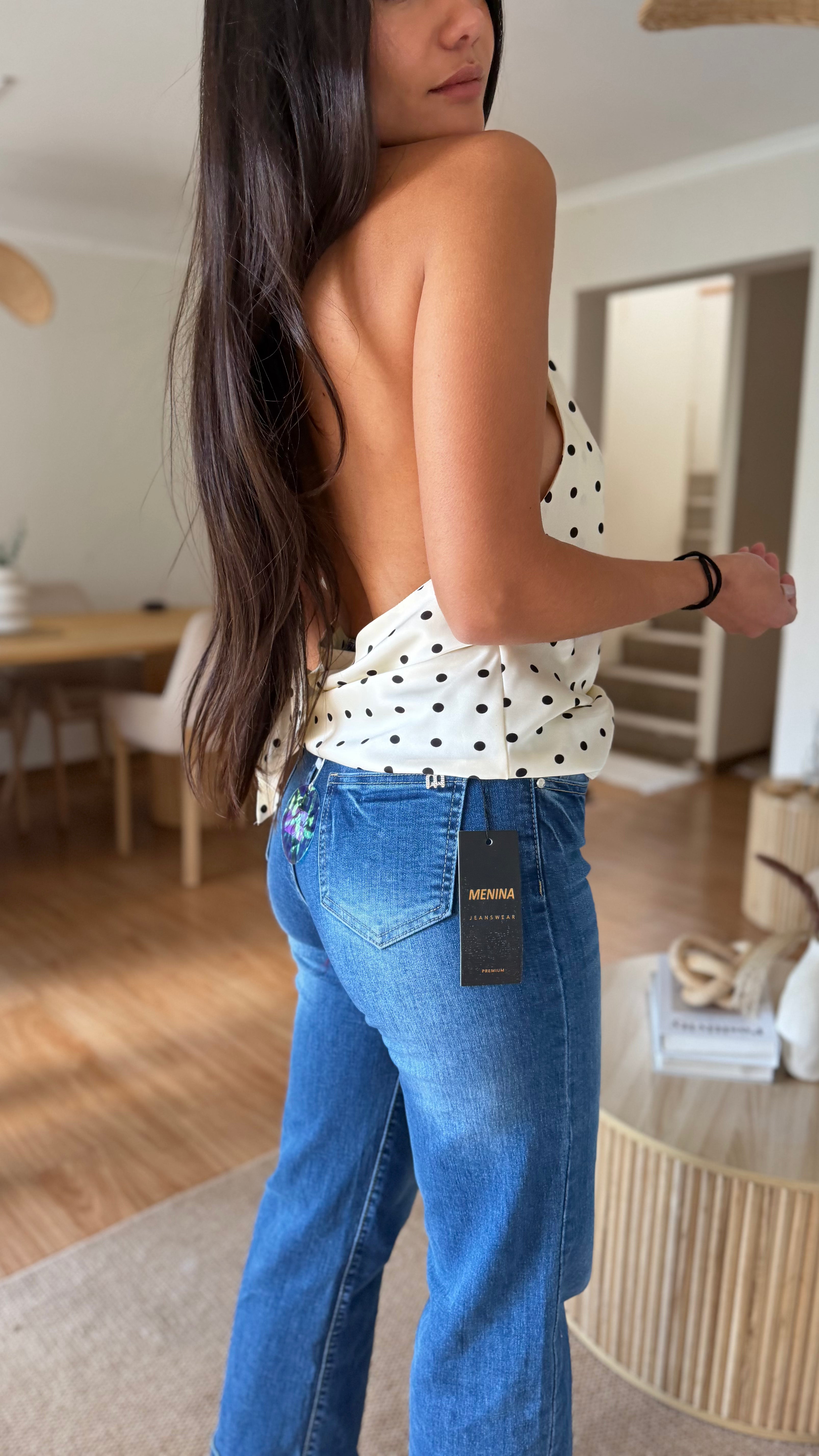 Top Satinado Halter ✨