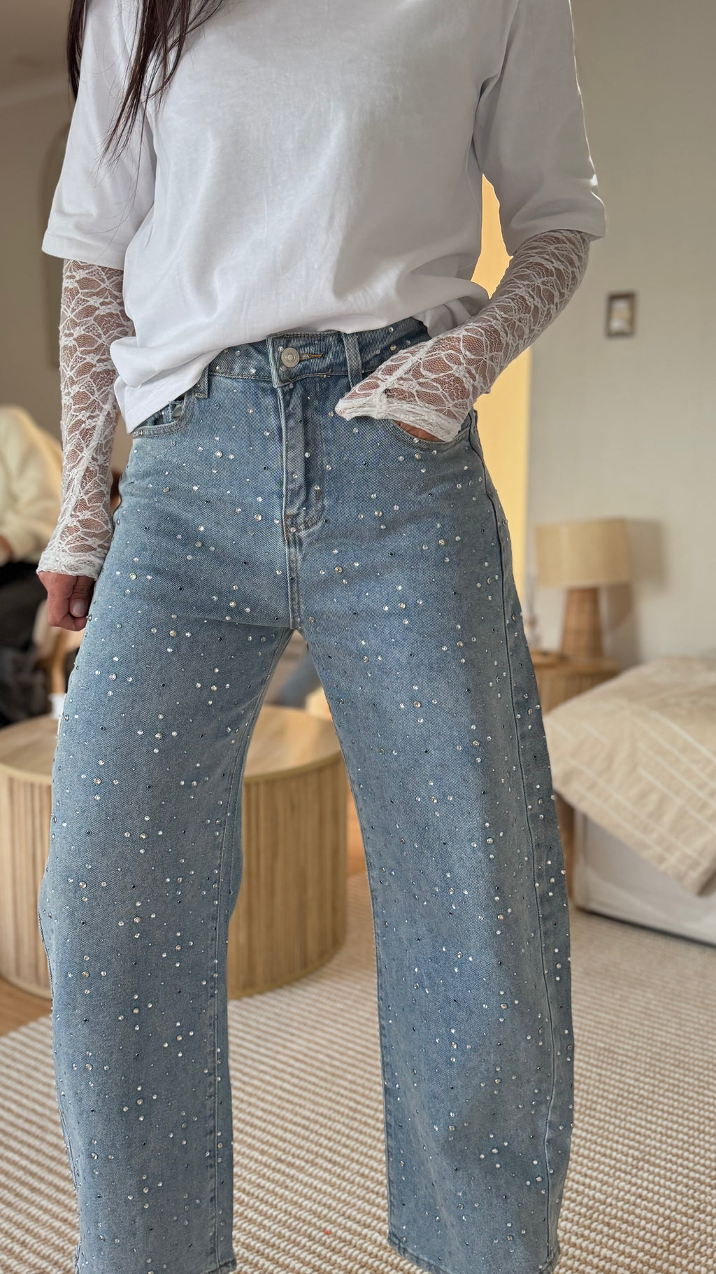 Jeans con Brillos