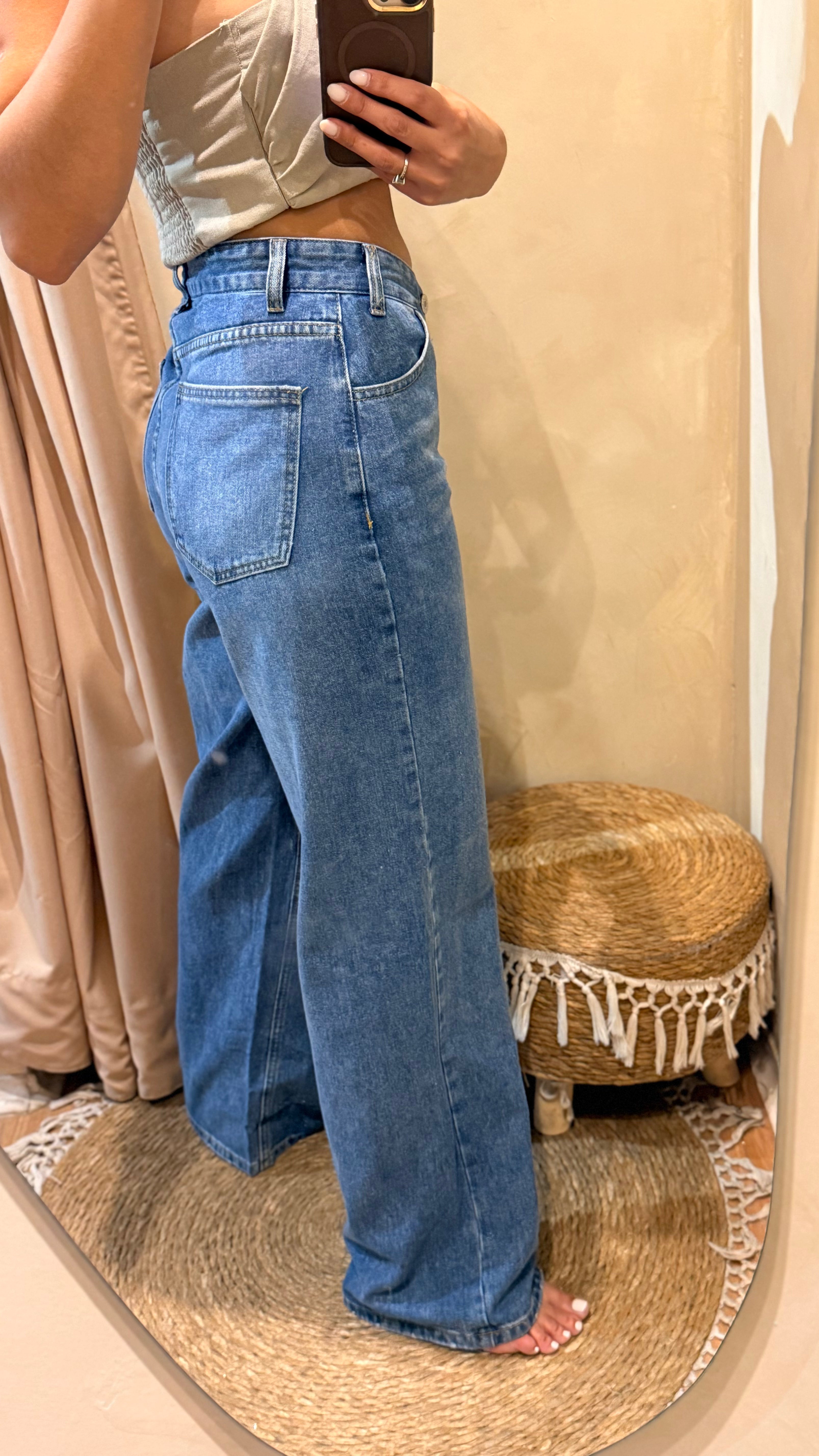 JEANS DUPE ZARA CRUZADO