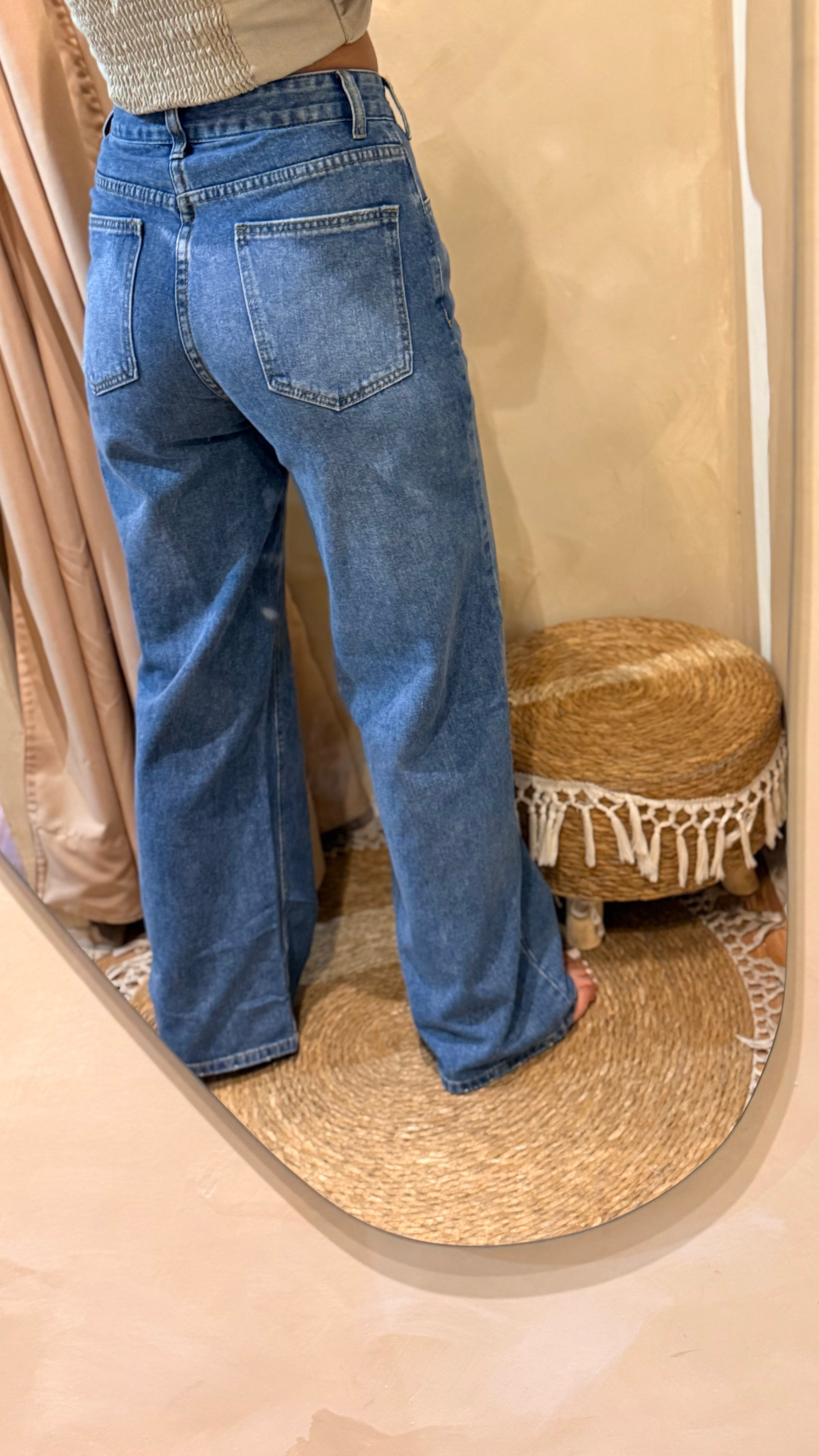 JEANS DUPE ZARA CRUZADO