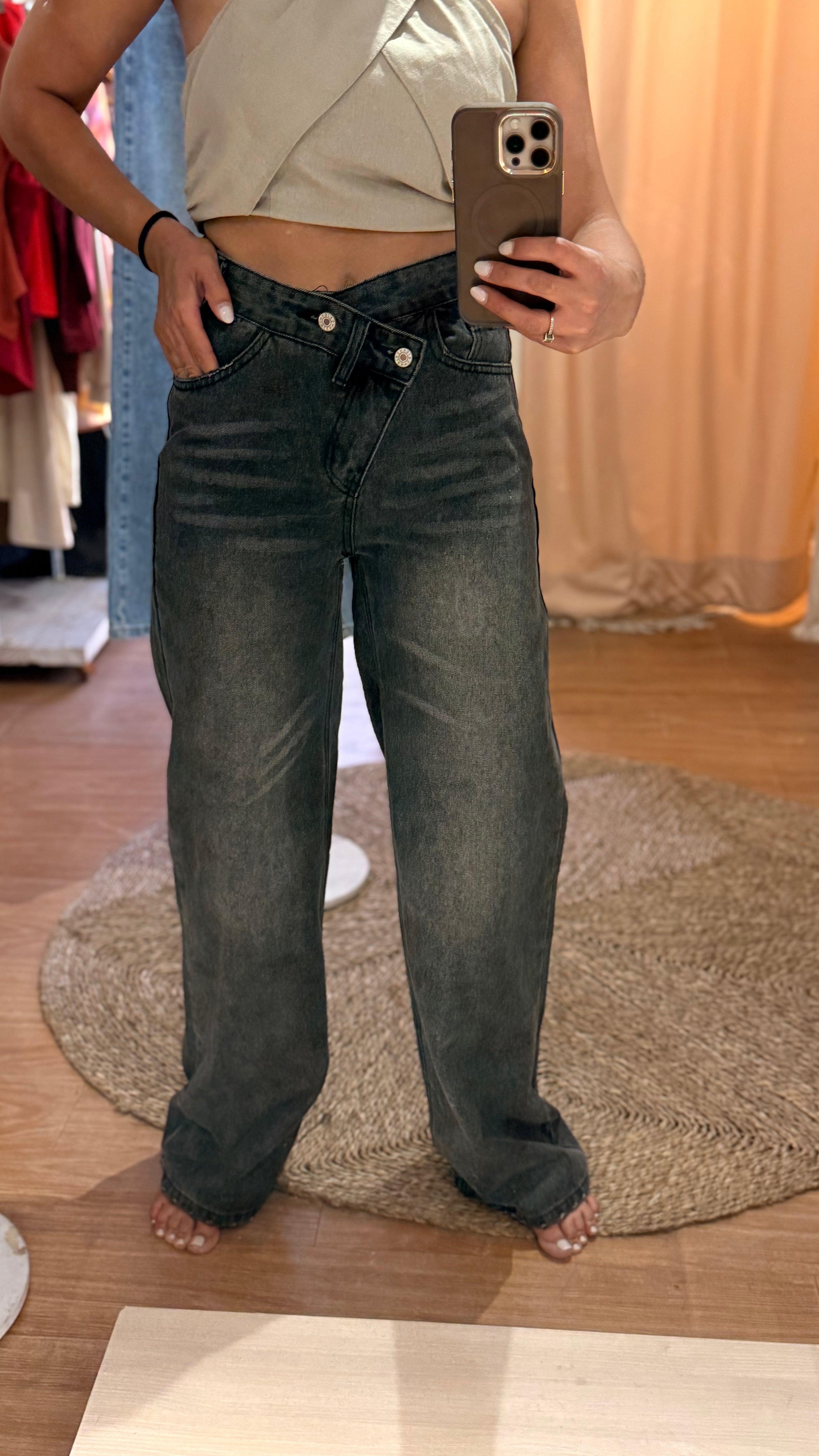 JEANS DUPE ZARA CRUZADO