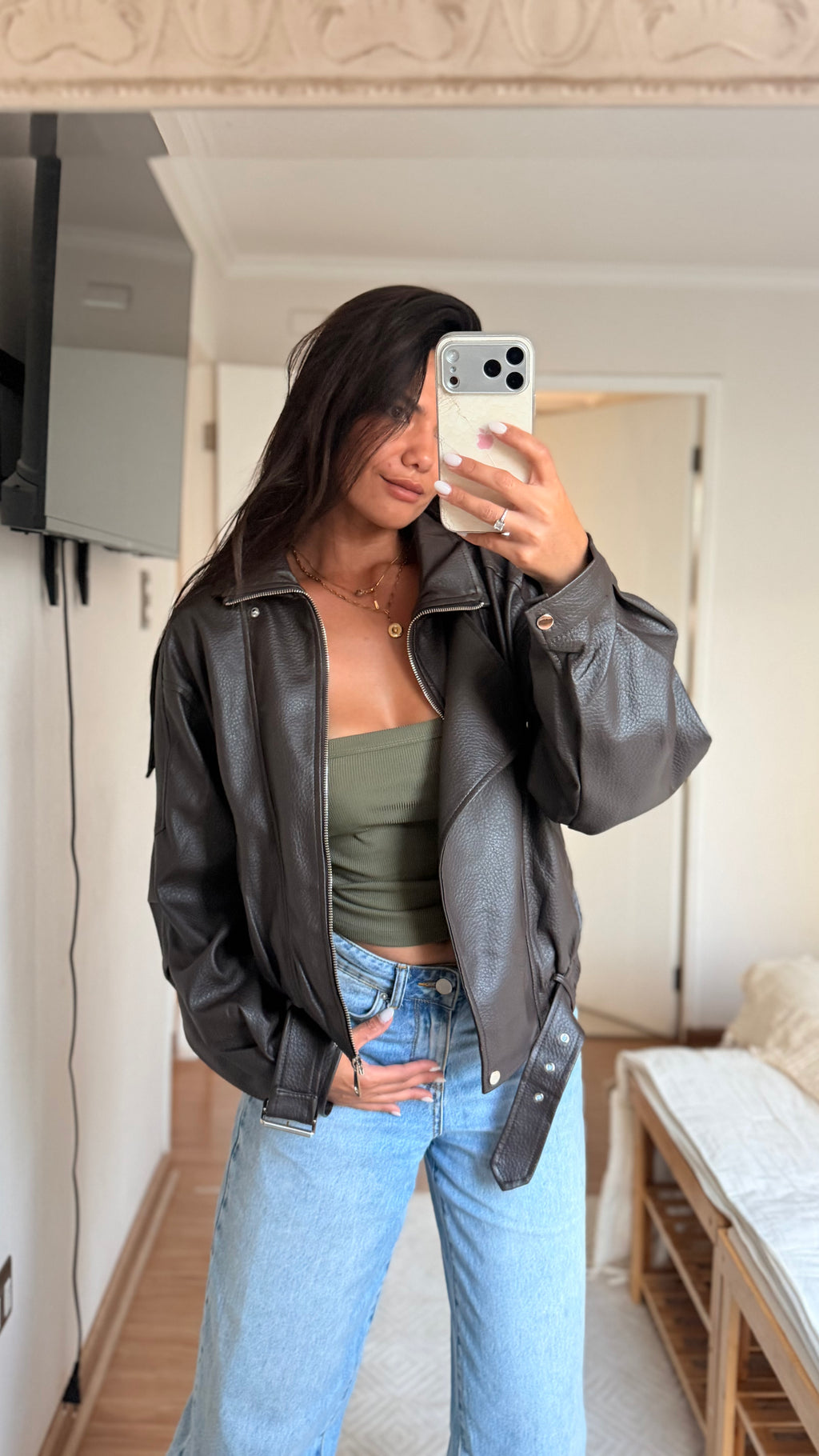 NUEVA CHAQUETA RENATA EN CAFE