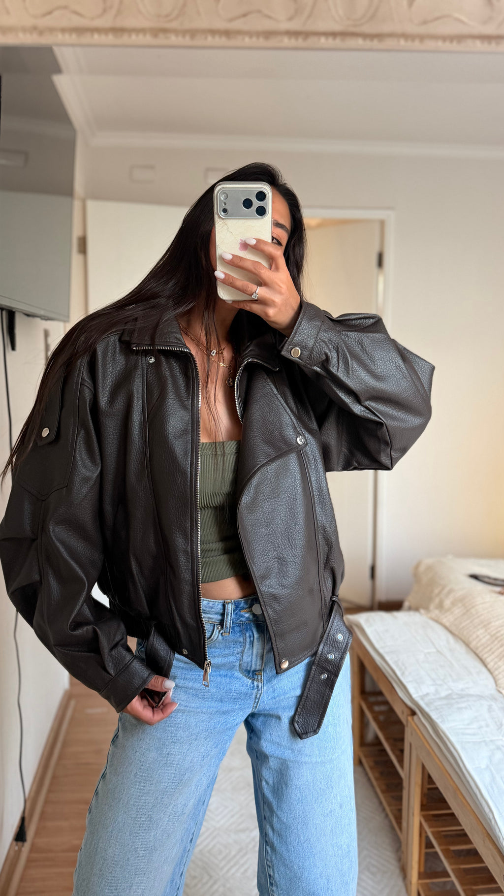 NUEVA CHAQUETA RENATA EN CAFE