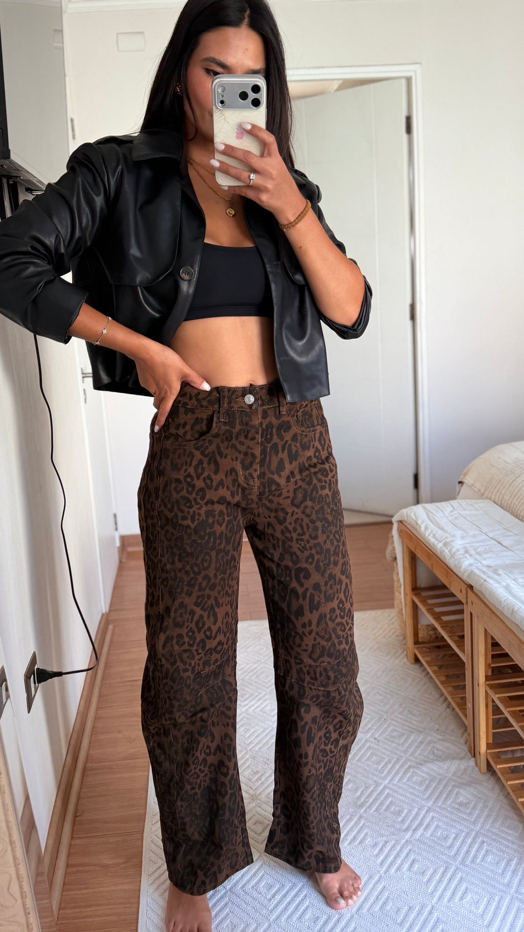 PANTALÓN ANIMAL PRINT WIDE LEG