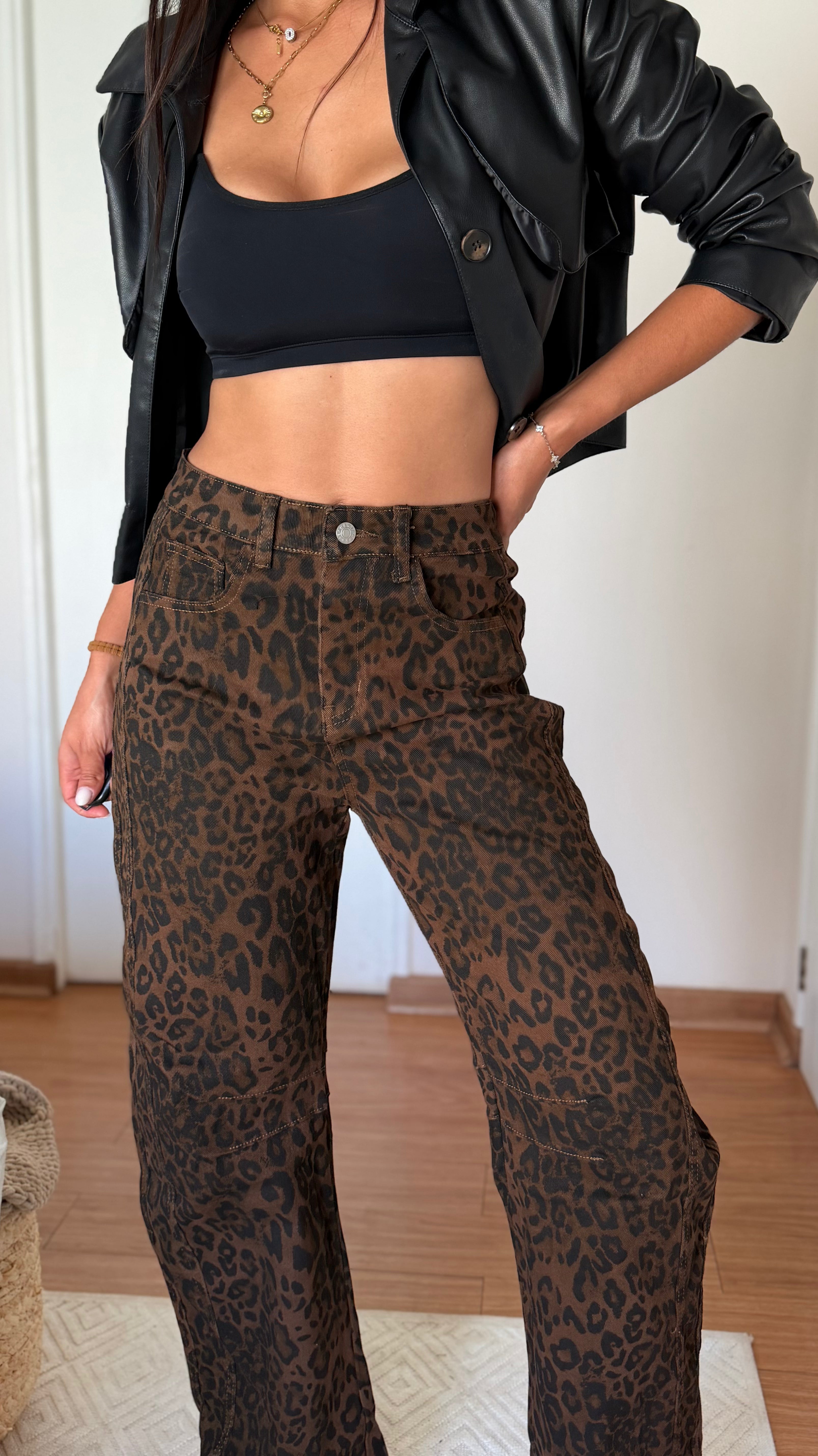 PANTALÓN ANIMAL PRINT WIDE LEG