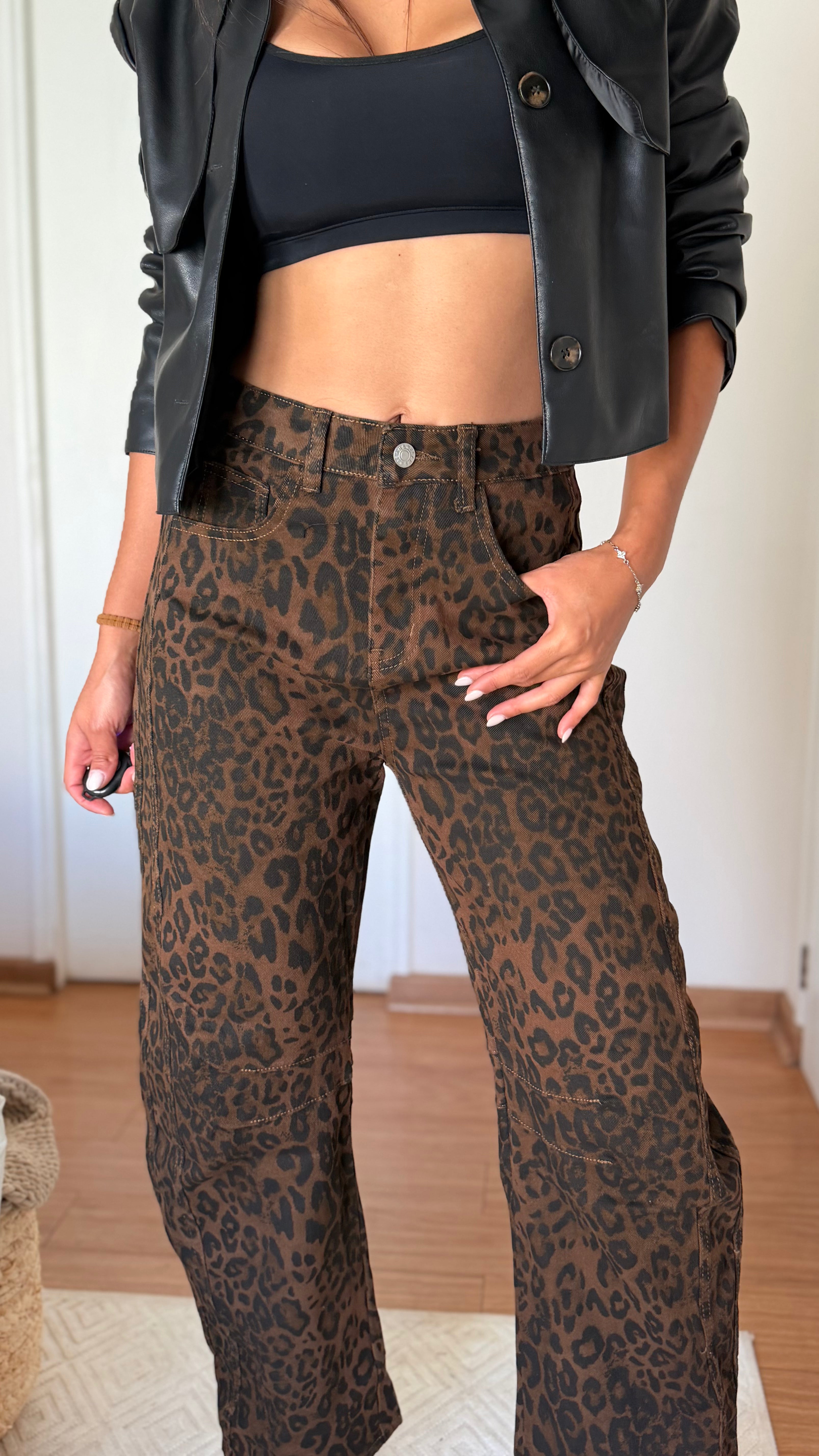 PANTALÓN ANIMAL PRINT WIDE LEG