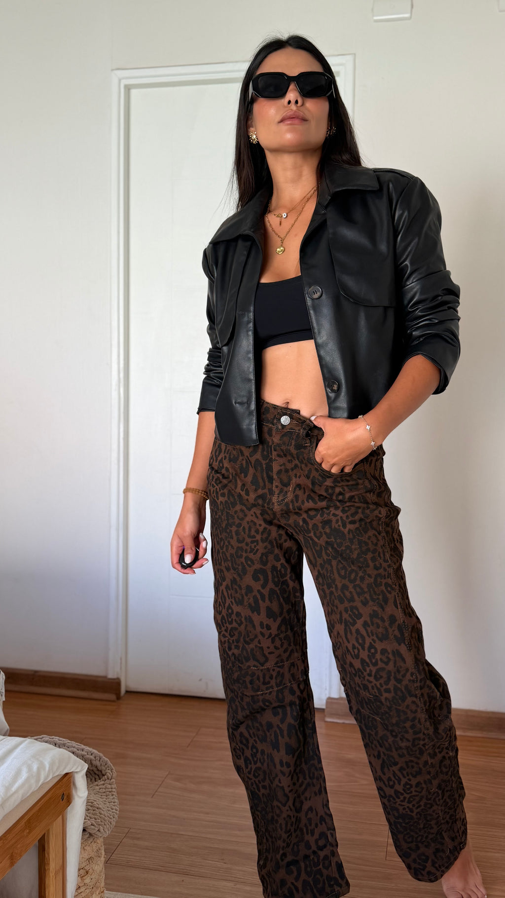 PANTALÓN ANIMAL PRINT WIDE LEG