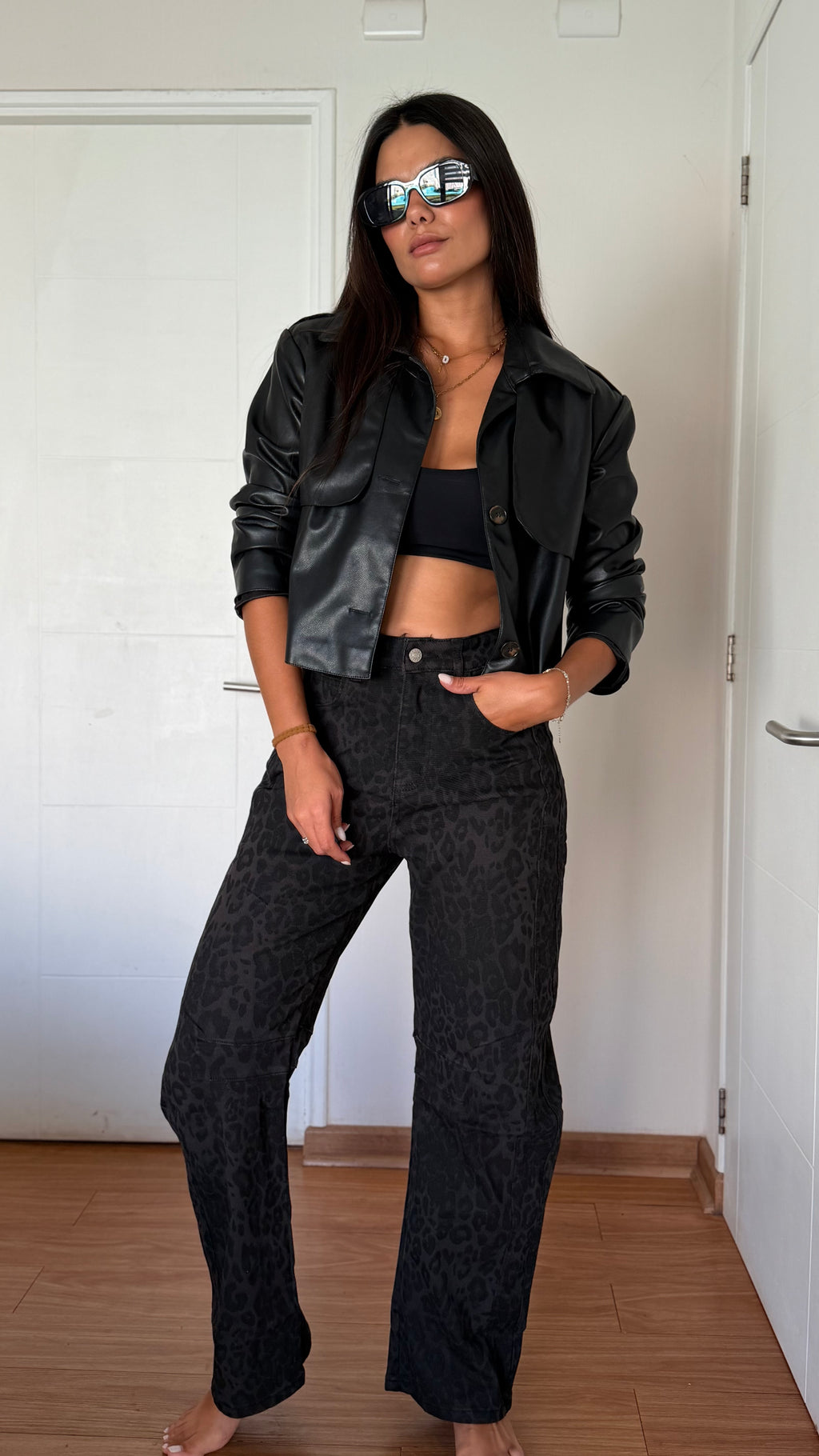 PANTALÓN ANIMAL PRINT WIDE LEG