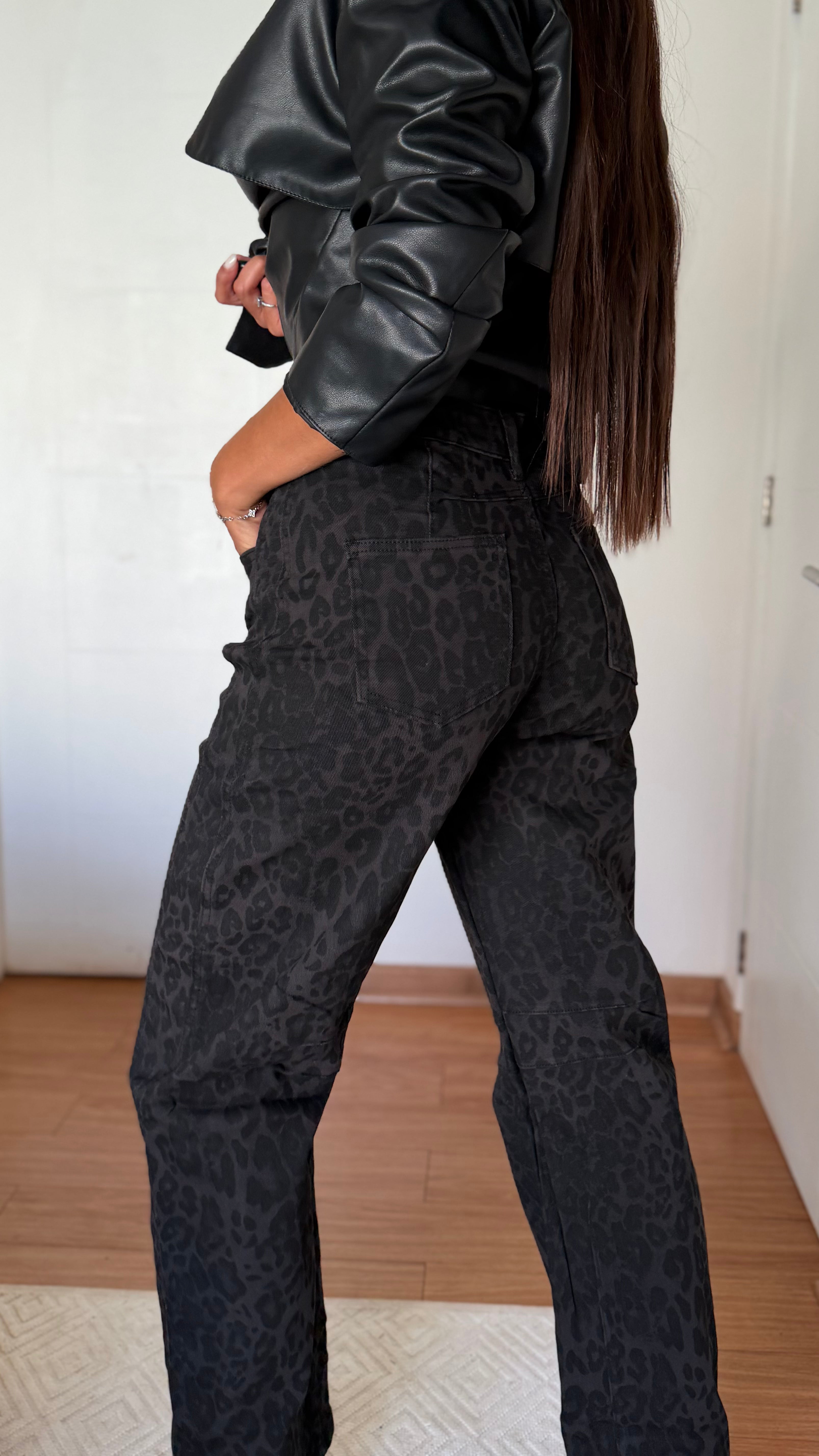 PANTALÓN ANIMAL PRINT WIDE LEG